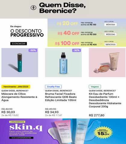 Promoções de Perfumarias e Beleza em Ipatinga | Desconto Progressivo de Quem disse, berenice? | 04/08/2022 - 18/08/2022