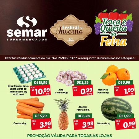 Catálogo Semar Supermercado em Taubaté | Festival de Inverno | 24/05/2022 - 25/05/2022