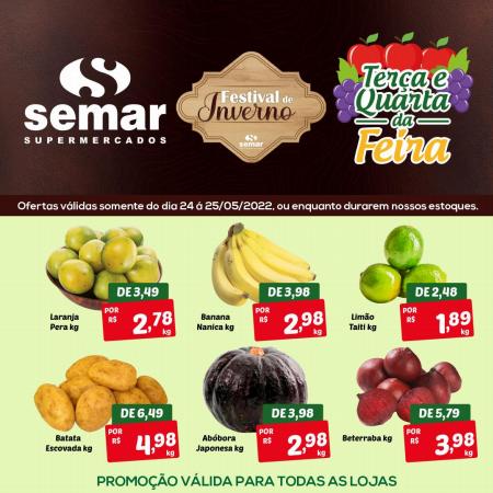 Catálogo Semar Supermercado em Taubaté | Festival de Inverno | 24/05/2022 - 25/05/2022