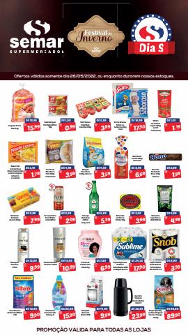 Promoções de Supermercados em Itaquaquecetuba | Encarte Semar Supermercado de Semar Supermercado | 26/05/2022 - 26/05/2022