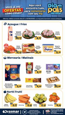 Catálogo Semar Supermercado | Encarte Semar Supermercado | 12/08/2022 - 14/08/2022