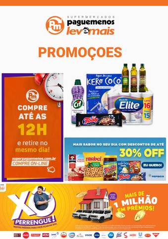 Catálogo Supermercados Pague Menos em Paulínia | Promoções Supermercados Pague Menos | 07/08/2022 - 06/09/2022