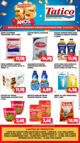 Promoções de Supermercados em Goiânia | Encarte Tatico de Tatico | 24/05/2022 - 24/05/2022