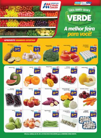 Catálogo Supermercados Cidade Canção em Londrina | Encarte Supermercados Cidade Canção | 05/07/2022 - 07/07/2022