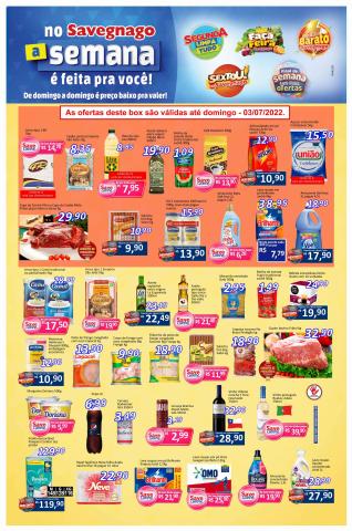 Promoções de Supermercados em Campinas | Encarte Supermercados Savegnago de Supermercado Savegnago | 30/06/2022 - 06/07/2022