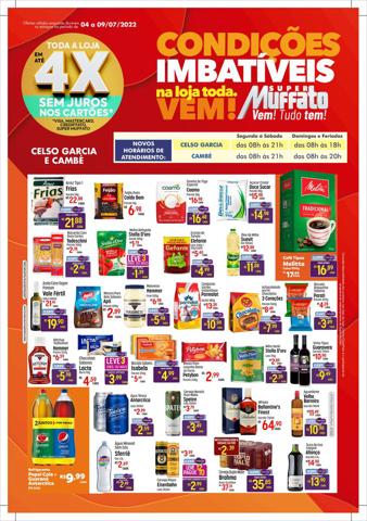Catálogo Super Muffato em Arapongas | Encarte Super Muffato | 04/07/2022 - 09/07/2022
