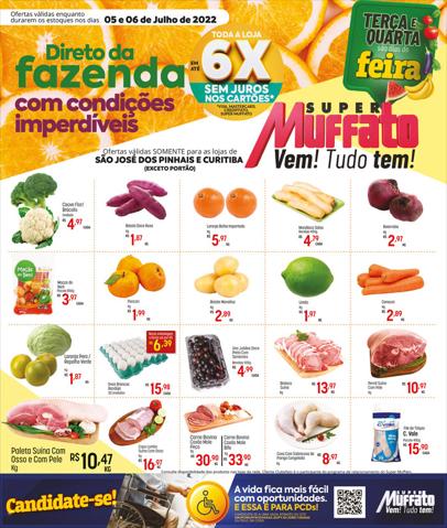 Catálogo Super Muffato em Curitiba | Encarte Super Muffato | 05/07/2022 - 06/07/2022