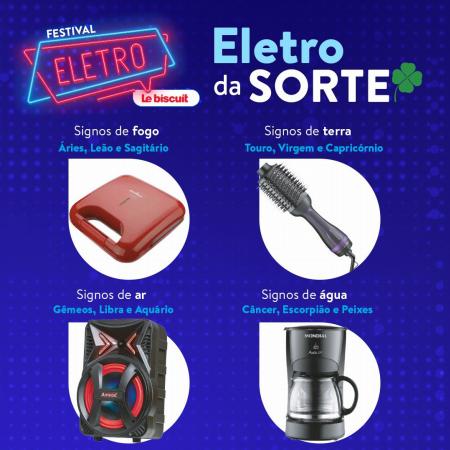 Promoções de Lojas de Departamentos em Belo Horizonte | Festival eletro de Le Biscuit | 26/05/2022 - 26/05/2022