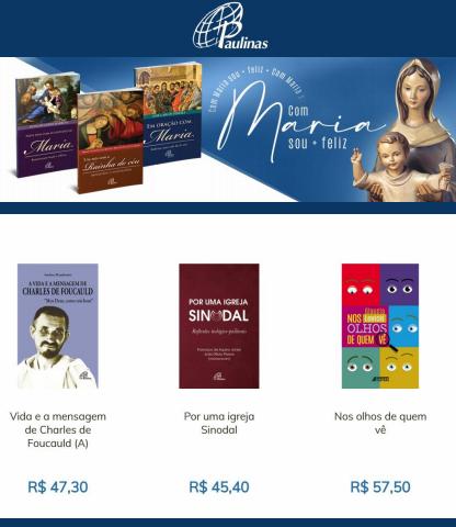 Promoções de Livraria, Papelaria e Material Escolar em Belo Horizonte | Ofertas Paulinas de Paulinas | 18/05/2022 - 31/05/2022