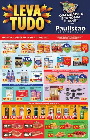 Catálogo Paulistão Supermercados em Avaré | Tabloide Semanal | 26/05/2022 - 01/06/2022