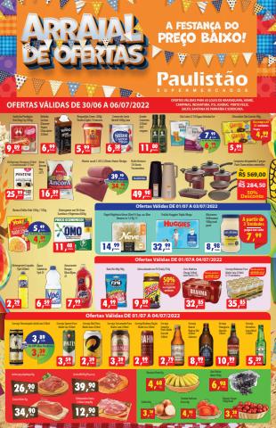 Promoções de Supermercados em Campinas | Tabloide Semanal de Paulistão Supermercados | 30/06/2022 - 06/07/2022