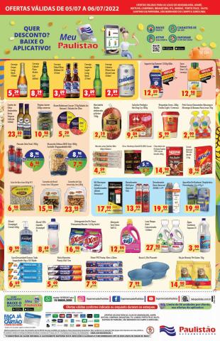 Catálogo Paulistão Supermercados em Santo André | Tabloide Hortifrúti | 05/07/2022 - 07/07/2022