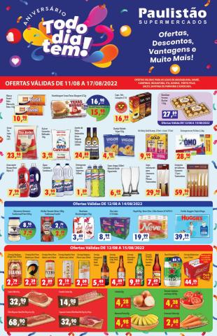 Catálogo Paulistão Supermercados em Jundiaí | Tabloide Semanal | 11/08/2022 - 17/08/2022
