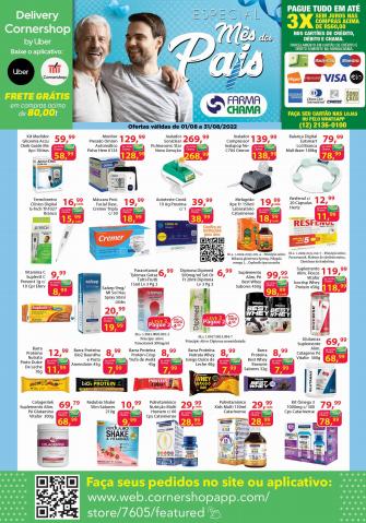 Catálogo Chama Supermercados | Oferta Rede Farma | 02/08/2022 - 31/08/2022