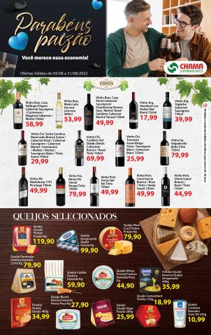 Catálogo Chama Supermercados | Bebidas Chama | 05/08/2022 - 31/08/2022