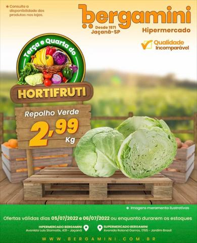Catálogo Supermercado Bergamini | Encarte Supermercado Bergamini | 05/07/2022 - 06/07/2022