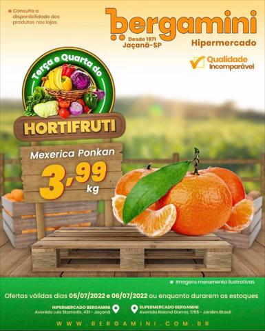 Catálogo Supermercado Bergamini | Encarte Supermercado Bergamini | 05/07/2022 - 06/07/2022