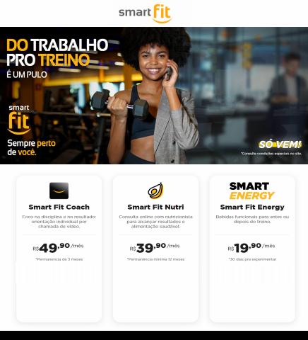 Promoções de Esporte e Fitness em Brasília | Ofertas  Smart Fit de Smart Fit | 02/08/2022 - 16/08/2022