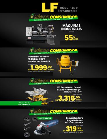Catálogo LF Máquinas e Ferramentas | Mês do Consumidor | 30/03/2022 - 31/03/2022