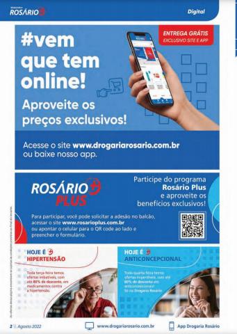 Catálogo Drogaria Rosário | Revista de Ofertas | 09/08/2022 - 31/08/2022