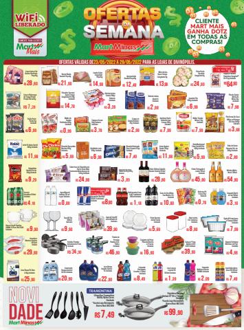 Promoções de Supermercados em Divinópolis | OFERTAS DA SEMANA de Mart Minas | 23/05/2022 - 29/05/2022