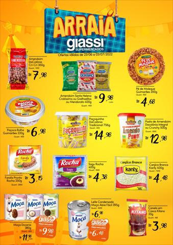 Catálogo Giassi Supermercados em Tubarão | Arraiá | 24/06/2022 - 03/07/2022