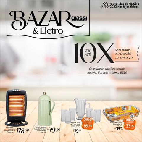 Catálogo Giassi Supermercados | Bazar Giassi | 19/08/2022 - 14/09/2022