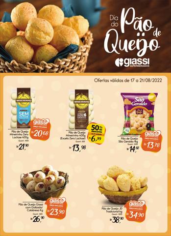Catálogo Giassi Supermercados | Dia do Pão de Queijo | 19/08/2022 - 21/08/2022