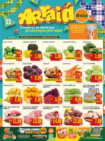 Catálogo Supermercado Bretas em Uberlândia | Encarte Bretas Supermercados | 28/06/2022 - 29/06/2022