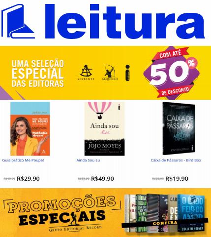 Promoções de Livraria, Papelaria e Material Escolar em Brasília | Seleção Especial até até 50% de Desconto de Livraria Leitura | 12/05/2022 - 22/05/2022