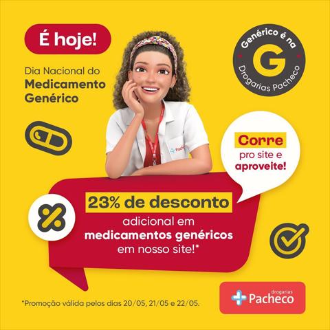 Promoções de Farmácias e Drogarias em Brasília | Encarte Drogaria Pacheco de Drogaria Pacheco | 20/05/2022 - 22/05/2022
