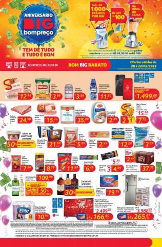 Promoções de Supermercados em Juazeiro | Encarte Big Bompreço de Big Bompreço | 20/05/2022 - 22/05/2022