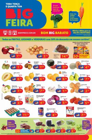 Promoções de Supermercados em Mossoró | Encarte Big Bompreço de Big Bompreço | 05/07/2022 - 06/07/2022