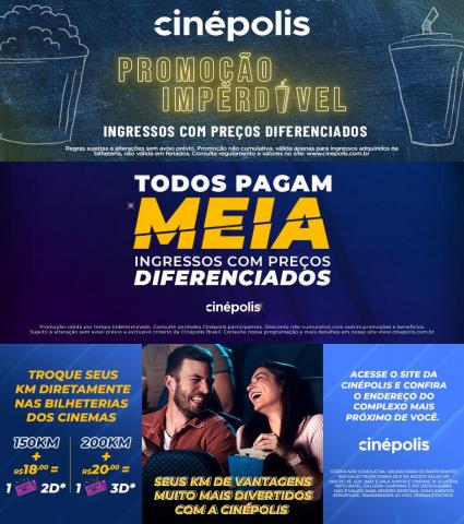 Promoções de Viagens, Turismo e Lazer em São João de Meriti | Ofertas Cinépolis de Cinépolis | 10/08/2022 - 24/08/2022