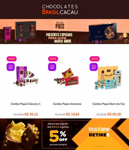 Promoções de Restaurantes em Limeira | Ofertas Mês dos Pais de Chocolates Brasil Cacau | 04/08/2022 - 18/08/2022