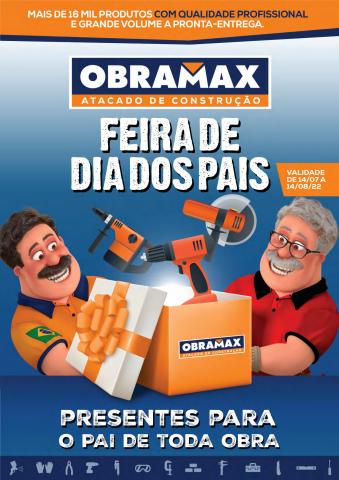 Promoções de Material de Construção em Nilópolis | Feira de Día dos Pais de Obramax | 20/07/2022 - 14/08/2022