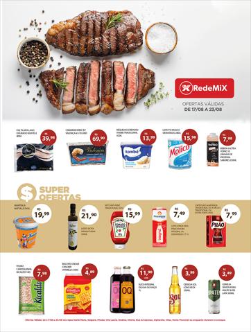 Catálogo Rede Mix | Promoções RedeMix Supermercados | 17/08/2022 - 23/08/2022