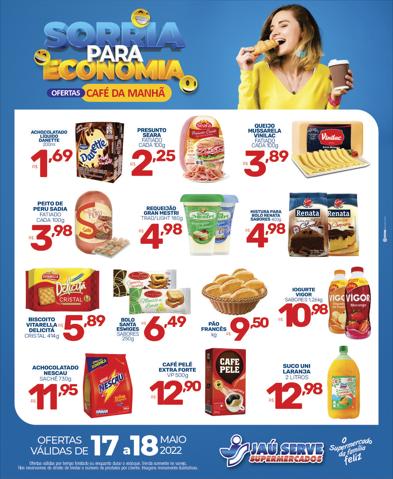 Catálogo Supermercados Jaù Serve em Jaú | Café da Manhã | 18/05/2022 - 18/05/2022