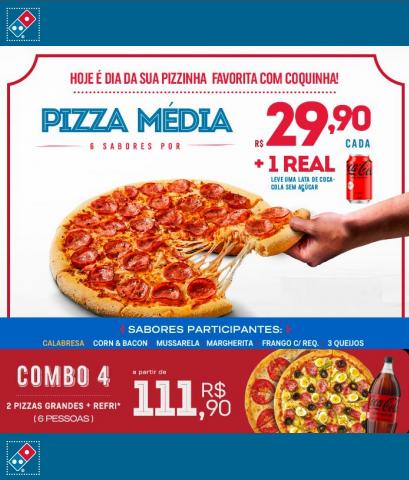 Promoções de Restaurantes em Guarulhos | Ofertas Domino's de Domino's Pizza | 22/06/2022 - 30/06/2022