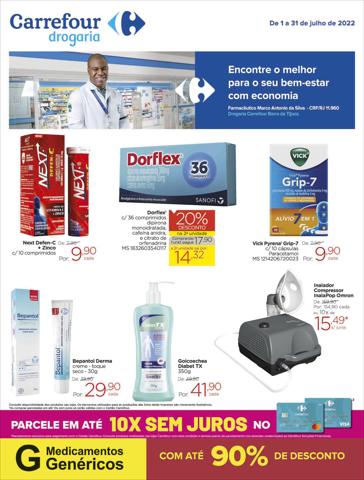 Promoções de Farmácias e Drogarias em Santo André | Revista Drogaria de Drogarias Carrefour | 01/07/2022 - 31/07/2022