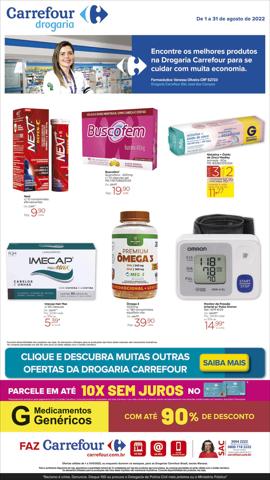 Catálogo Drogarias Carrefour em São Caetano do Sul | DROGARIA | 01/08/2022 - 31/08/2022