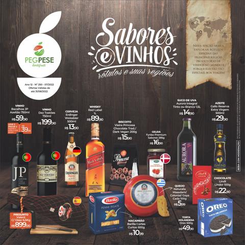 Catálogo Peg Pese | Sabores e Vinhos | 15/07/2022 - 31/08/2022