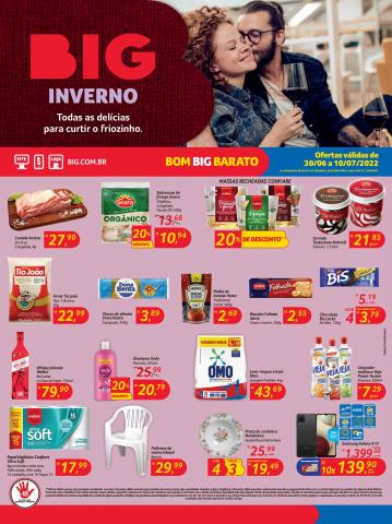 Promoções de Supermercados em São Bernardo do Campo | Encarte Hipermercado Big de Big | 30/06/2022 - 10/07/2022