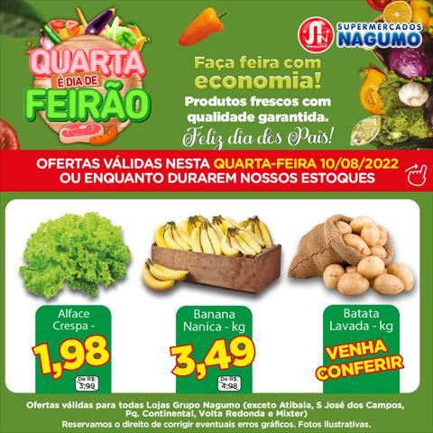 Promoções de Supermercados em Atibaia | Encarte Nagumo de Nagumo | 10/08/2022 - 10/08/2022