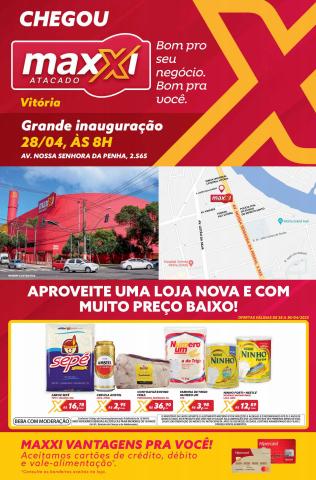 Catálogo Maxxi Atacado em Brasília | OFERTAS INAUGURACAO VITORIA | 29/04/2022 - 30/04/2022