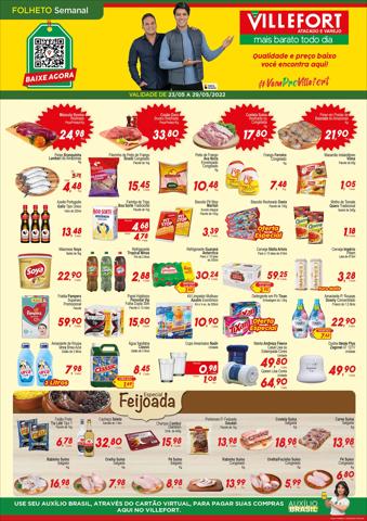 Promoções de Supermercados em Belo Horizonte | Ofertas Villefort Atacadista de Villefort Atacadista | 23/05/2022 - 29/05/2022