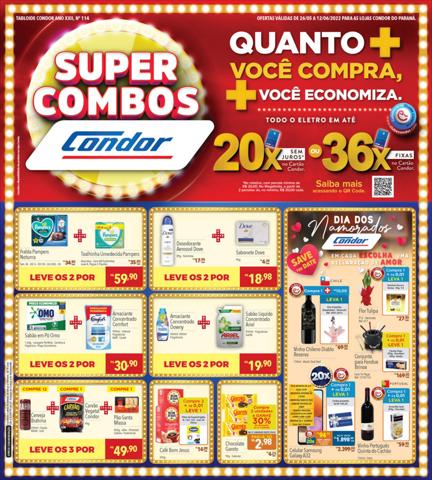 Catálogo Supermercados Condor em Maringá | Tabloide Supermercados Condor | 26/05/2022 - 12/06/2022