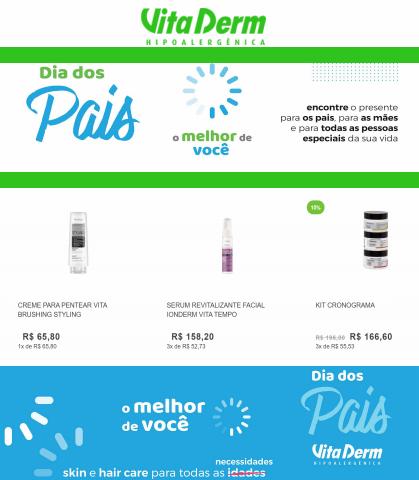 Promoções de Perfumarias e Beleza em São Vicente | Ofertas Mês dos Pais de Vita Derm | 04/08/2022 - 18/08/2022
