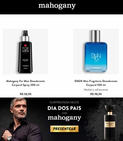 Promoções de Perfumarias e Beleza em Aracaju | Ofertas Mês dos Pais de Mahogany | 09/08/2022 - 23/08/2022