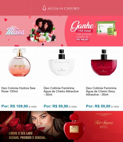 Promoções de Perfumarias e Beleza em Uberaba | Ofertas Mês da Mães de Água de Cheiro | 04/05/2022 - 31/05/2022